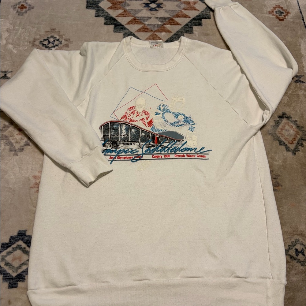 Olympics 1988 Calgary Vintage Crewneck size XL